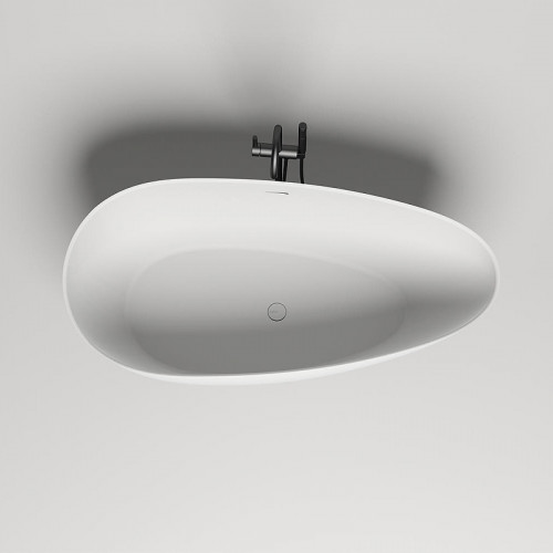 Ванна из искусственного камня Salini Paola 160х77 101511SM Белая матовая
