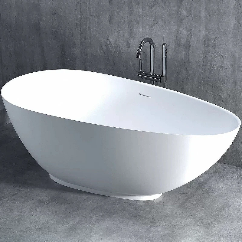 Ванна из искусственного камня Salini Paola 160х77 101511SM Белая матовая