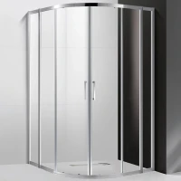 Душевой уголок Cezares Molveno R-22 110х110 MOLVENO-R-22-90+20-C-Cr-IV профиль Хром стекло прозрачное
