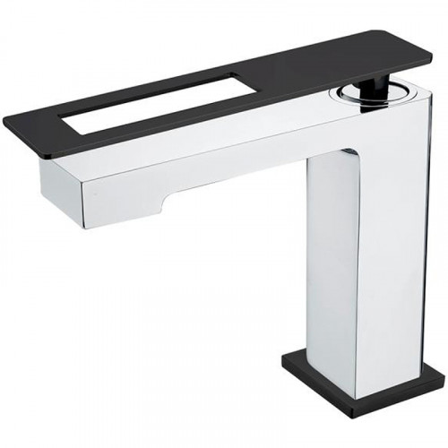 Смеситель для раковины Boheme Q 141-CRB Хром Черный латунь