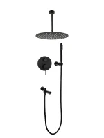 Душевая система FILARETE Roun FL1022BL цвет Черный матовый
