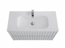 Тумба под раковину Art&Max Elegant 80 AM-ELEGANT-800-2C-SO-BM-LED подвесная цвет Белый матовый