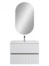 Тумба под раковину Art&Max Elegant 80 AM-ELEGANT-800-2C-SO-BM-LED подвесная цвет Белый матовый