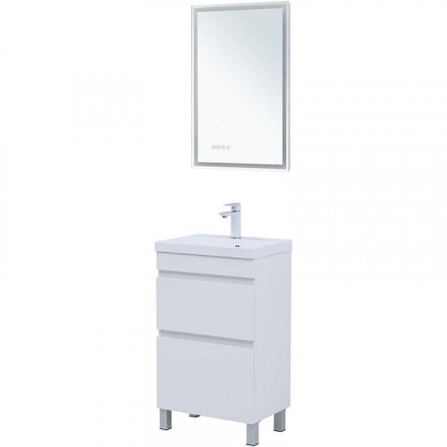Тумба под раковину Aquanet Нота New 50 344138 Белый глянец