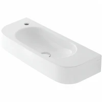 Раковина Globo Forty3 70 L SCT70.BI*1sx Белая фарфор подвесная