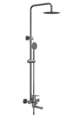 Душевая система Knotlor Streamline SS-10 цвет Матовая сталь