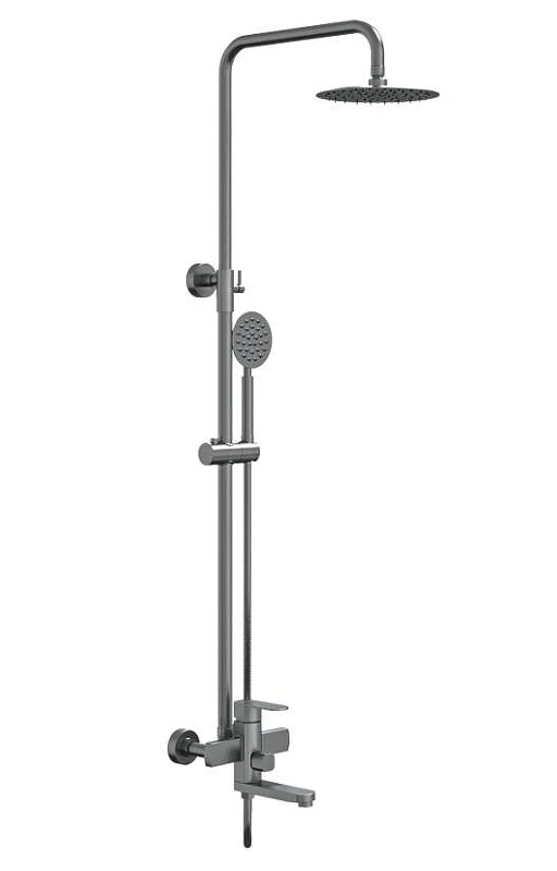 Душевая система Knotlor Streamline SS-10 цвет Матовая сталь