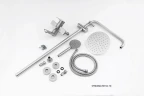 Душевая система Knotlor Streamline SS-10 цвет Матовая сталь
