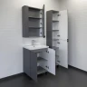 Тумба с раковиной Comforty Лима 60 00-00019240 цвет Антрацит