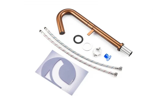 Смеситель для раковины Knotlor Elixir SS-31/RB цвет Бронза