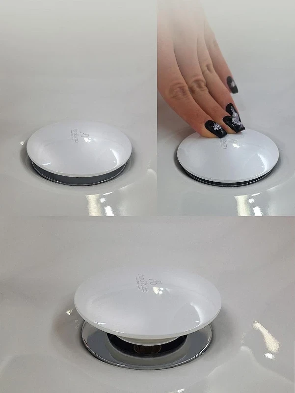 Донный клапан AltroBagno PU 070208 MW click-clack цвет Белый