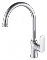 Смеситель для кухни Bravat Opal F7125183CP-RUS Хром латунь