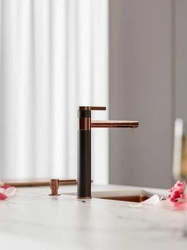 Смеситель для кухни Alveus Zina Monarch Copper 1136510 Черный Медь латунь