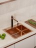 Смеситель для кухни Alveus Zina Monarch Copper 1136510 Черный Медь латунь