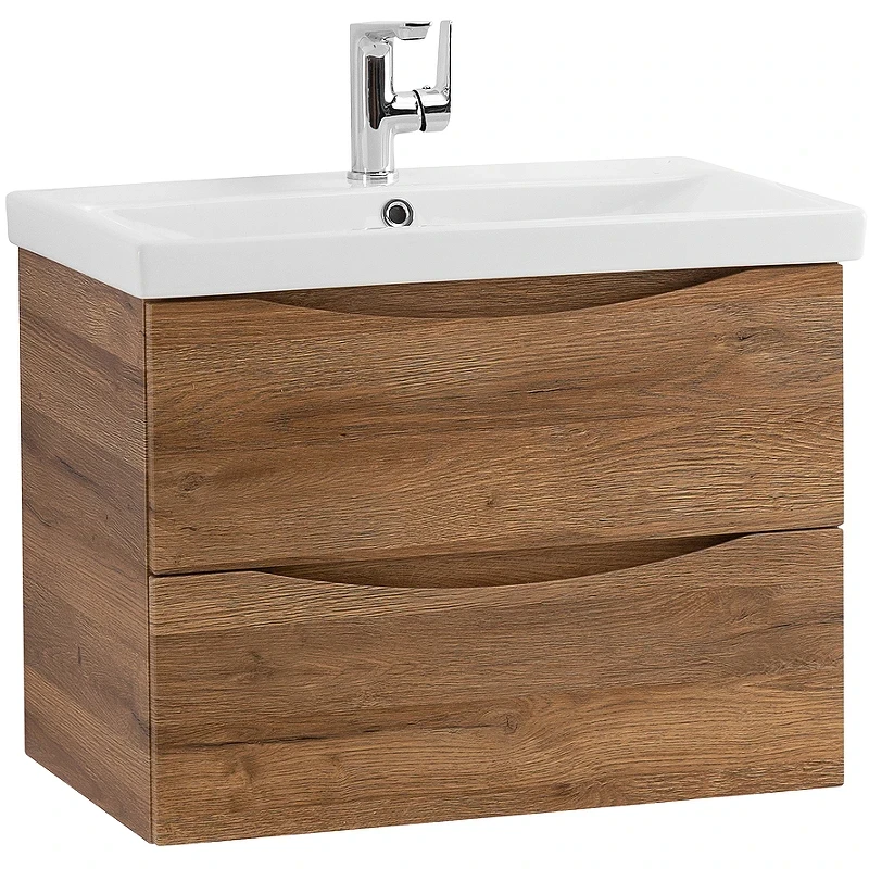 Тумба под раковину BelBagno Marino-Cer 70 MARINO-CER-700-2C-SO-RR-P подвесная Rovere Rustico МДФ / ЛДСП