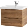 Тумба под раковину BelBagno Marino-Cer 70 MARINO-CER-700-2C-SO-RR-P подвесная Rovere Rustico МДФ / ЛДСП