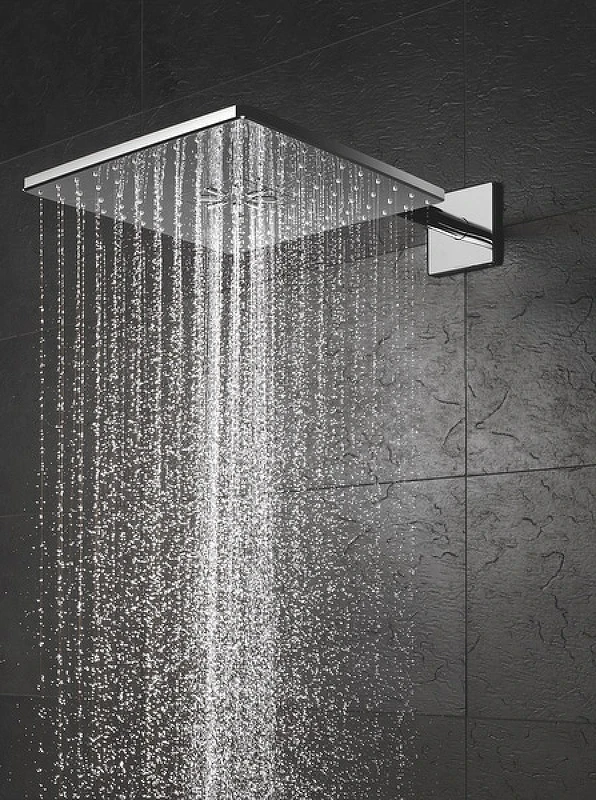 Верхний душ Grohe Rainshower Smartactive 310 Cube 26479000 без встраиваемой части латунь на стену