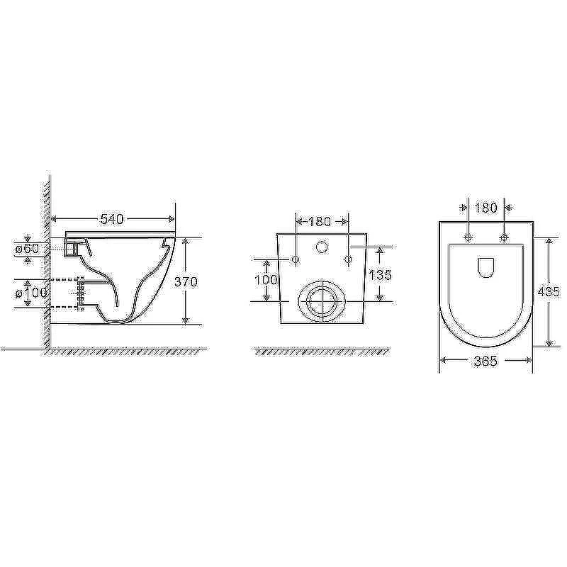 Комплект унитаза с инсталляцией WeltWasser AMBERG 506 + MERZBACH 041 XL MT-BL + AMBERG RD-BL 10000010948 цвет Черный матовый с сиденьем Микролифт и клавишей смыва цвет Черный