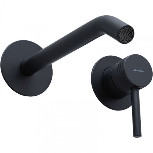 Смеситель для раковины Allen Brau Priority 5.31A03-31 Черный матовый латунь встраиваемый