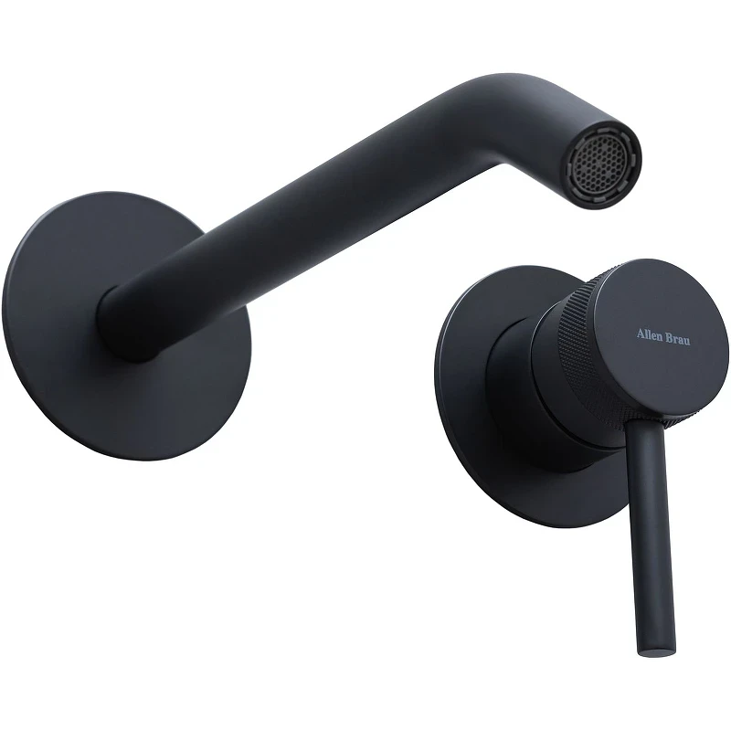 Смеситель для раковины Allen Brau Priority 5.31A03-31 Черный матовый латунь встраиваемый