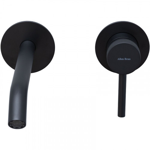 Смеситель для раковины Allen Brau Priority 5.31A03-31 Черный матовый латунь встраиваемый