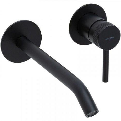 Смеситель для раковины Allen Brau Priority 5.31A03-31 Черный матовый латунь встраиваемый