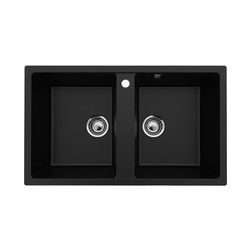 Кухонная мойка Ulgran Classic U-708-344 цвет Ультра-черный