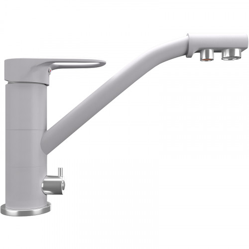 Смеситель для кухни Ulgran Quartz UQ-010-04 Платина латунь