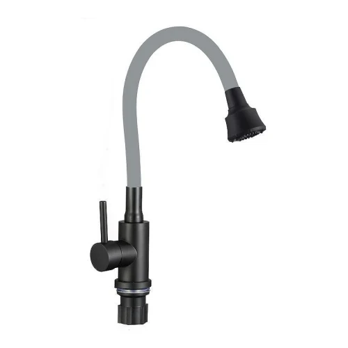 Смеситель для кухни Fmark FS8288H-04 цвет Черный Серый