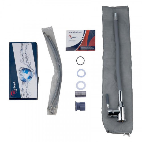 Смеситель для кухни Plstart PG54022B27 цвет Хром Серый