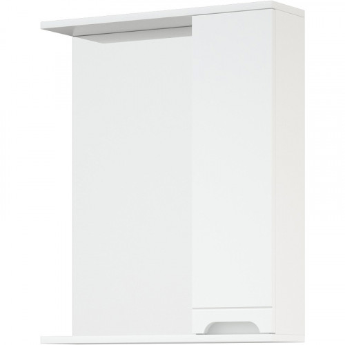 Зеркало со шкафом Corozo Лея 60 SD-00001488 Белое МДФ / ЛДСП, стекло