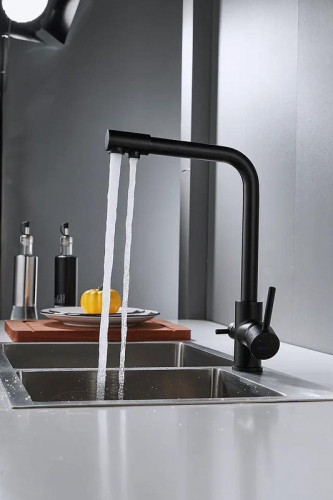 Смеситель для кухни Shevanik S328H цвет Черный