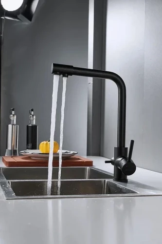 Смеситель для кухни Shevanik S328H цвет Черный
