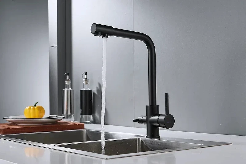 Смеситель для кухни Shevanik S328H цвет Черный