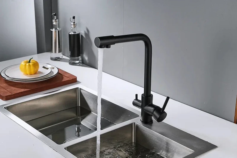 Смеситель для кухни Shevanik S328H цвет Черный