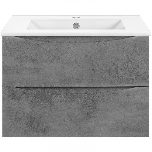 Тумба под раковину Vincea Mia Slim 60 VMC-2MC600S1BT подвесная Beton МДФ / ЛДСП