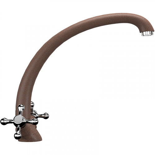 Смеситель для кухни Ulgran Classic U-013-307 Терракот латунь