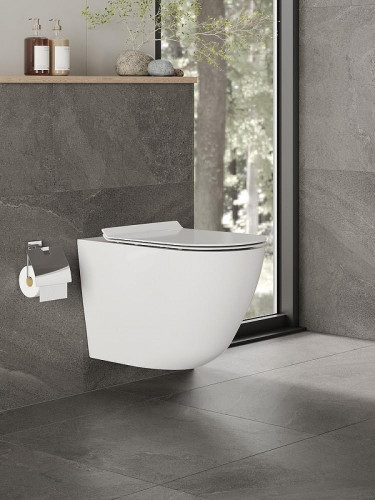 Комплект унитаза с инсталляцией Orange CI07-100W+APB288 с сиденьем Микролифт и Белой глянцевой клавишей смыва