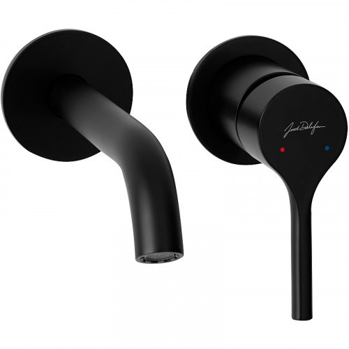 Смеситель для раковины Jacob Delafon Elate E28318-BL Черный матовый латунь встраиваемый