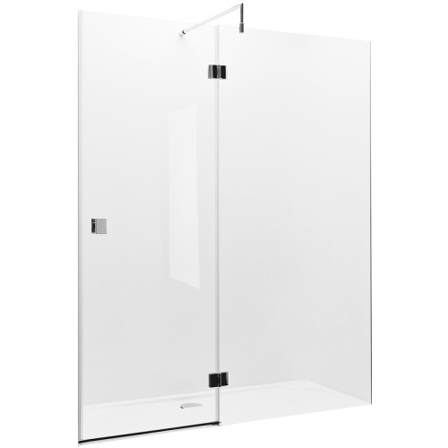 Душевая дверь Roca Metropolis 160 MP3416012M профиль Хром стекло прозрачное