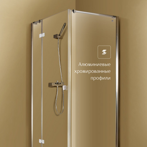 Душевая дверь Roca Metropolis 160 MP3416012M профиль Хром стекло прозрачное