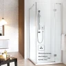 Душевая дверь Roca Metropolis 160 MP3416012M профиль Хром стекло прозрачное