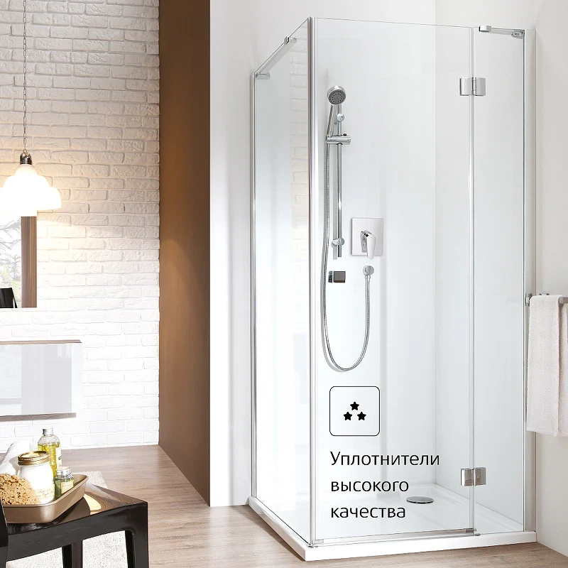 Душевая дверь Roca Metropolis 160 MP3416012M профиль Хром стекло прозрачное