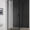 Душевой уголок Cezares Slider 110x100 SLIDER-AH-1-100-100/110-C-NERO профиль Черный матовый стекло прозрачное