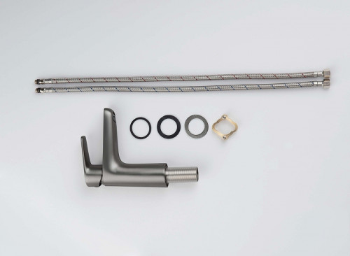 Смеситель для раковины Aquatek Бетта AQ1110BGM цвет Оружейная сталь