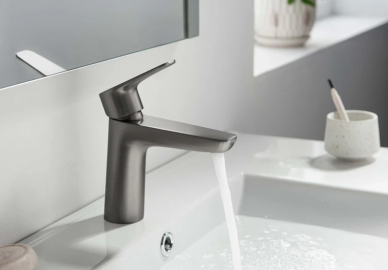 Смеситель для раковины Aquatek Бетта AQ1110BGM цвет Оружейная сталь