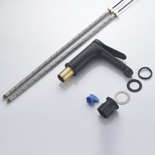 Смеситель для раковины Shevanik S6201H цвет Черный