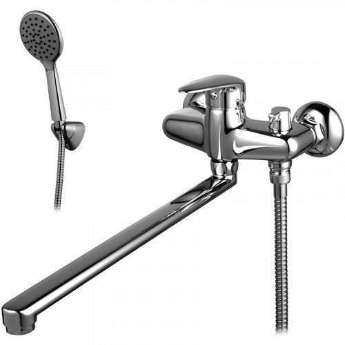 Смеситель для ванны Lemark Pramen LM3317C универсальный Хром латунь на стену