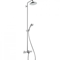 Душевая система Hansgrohe Croma 220 Showerpipe 27223000 Хром латунь на стену