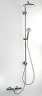 Душевая система Hansgrohe Croma 220 Showerpipe 27223000 Хром латунь на стену